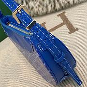 Fortok Goyard Hirondelle Bag Blue 25x17x6cm - 3
