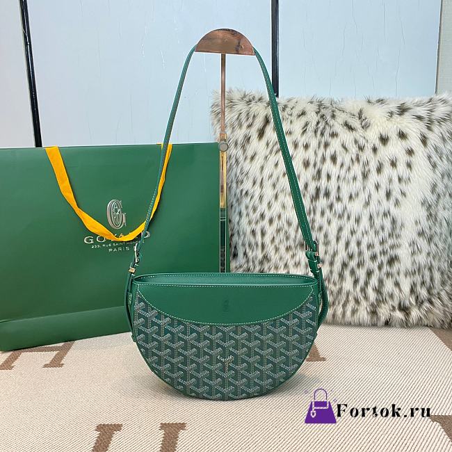 Fortok Goyard Hirondelle Bag Green 25x17x6cm - 1