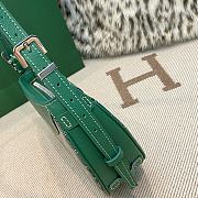 Fortok Goyard Hirondelle Bag Green 25x17x6cm - 5