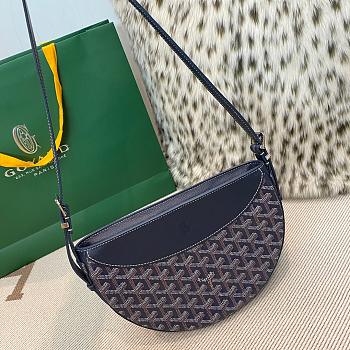 Fortok Goyard Hirondelle Bag Dark Blue 25x17x6cm