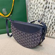 Fortok Goyard Hirondelle Bag Dark Blue 25x17x6cm - 6