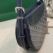 Fortok Goyard Hirondelle Bag Dark Blue 25x17x6cm - 4