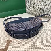 Fortok Goyard Hirondelle Bag Dark Blue 25x17x6cm - 3