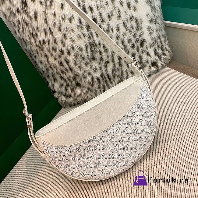 Fortok Goyard Hirondelle Bag White 25x17x6cm - 1