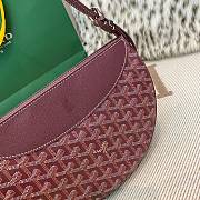 Fortok Goyard Hirondelle Bag Burgundy 25x17x6cm - 2