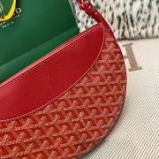 Fortok Goyard Hirondelle Bag Red 25x17x6cm - 6