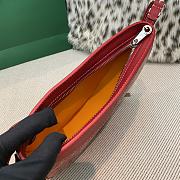 Fortok Goyard Hirondelle Bag Red 25x17x6cm - 4