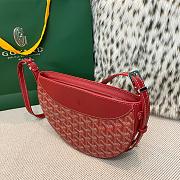 Fortok Goyard Hirondelle Bag Red 25x17x6cm - 2