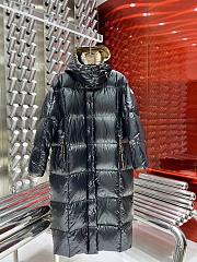 Fortok Moncler Long Down Jacket Black & Brown - 1