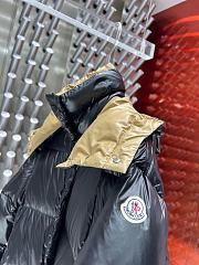 Fortok Moncler Long Down Jacket Black & Brown - 6