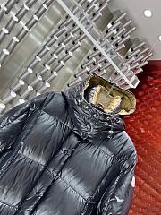 Fortok Moncler Long Down Jacket Black & Brown - 3