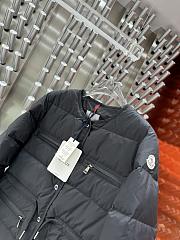 Fortok Moncler Echione Black Down Jacket With Print - 4