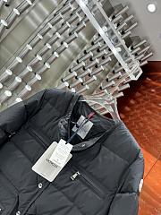 Fortok Moncler Echione Black Down Jacket With Print - 3