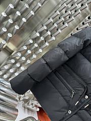 Fortok Moncler Echione Black Down Jacket With Print - 2