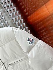 Fortok Moncler Echione White Down Jacket With Print - 3