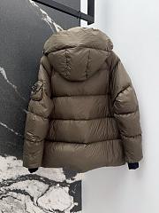 Fortok Fendi 24SS Hooded Down Jacket Brown - 5