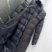 Fortok Burberry 24SS Hooded Long Down Jacket Black - 5