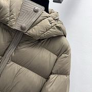 Fortok Burberry 24SS Hooded Long Down Jacket Brown - 6