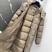 Fortok Burberry 24SS Hooded Long Down Jacket Brown - 2