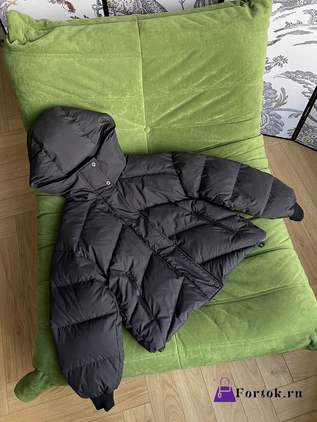 Fortok Hermes Padded Light Feather Jacket Black - 1