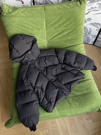 Fortok Hermes Padded Light Feather Jacket Black