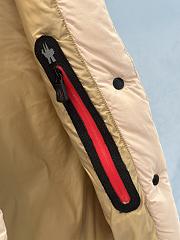 Fortok Moncler 24FW Drawstring Leather Label Stand Collar Down Vest Pink - 4