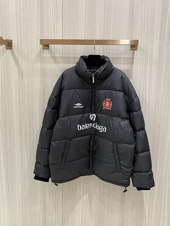 Fortok Balenciaga Manchester United Embroidered Down Jacket