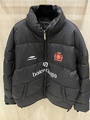 Fortok Balenciaga Manchester United Embroidered Down Jacket - 4