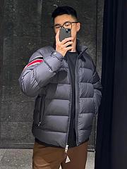 Fortok Moncler Tricolor Webbing Down Jacket Black - 6