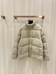 Fortok Miu Miu Corduroy Down Jacket Beige - 1