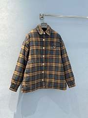 Fortok Prada Plaid Wool Blend Jacket  - 1