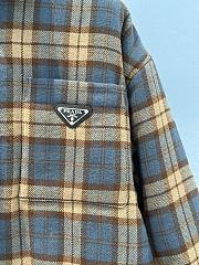 Fortok Prada Plaid Wool Blend Jacket  - 6