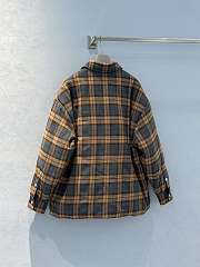 Fortok Prada Plaid Wool Blend Jacket  - 3