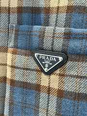 Fortok Prada Plaid Wool Blend Jacket  - 2