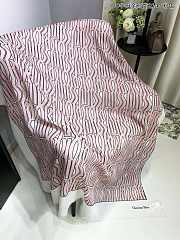 Fortok Dior Miss Dior Letter Graffiti Scarf White & Pink 140x140cm - 4