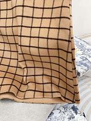 Fortok Dior Double-faced Cashmere Cape Beige 82cm - 6