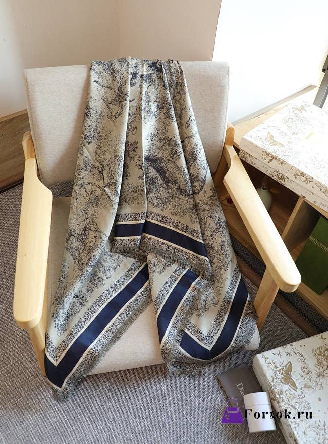 Fortok Dior Animal Square Scarf 150x150cm - 1