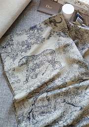 Fortok Dior Animal Square Scarf 150x150cm - 4