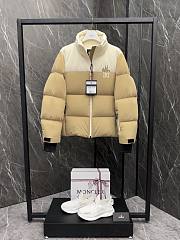Fortok Moncler Grenoble Down Jacket Beige - 1