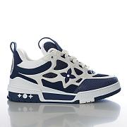 Fortok Louis Vuitton Skate Sneakers Blue & White - 1