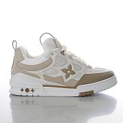 Fortok Louis Vuitton Skate Sneakers Beige & White - 1