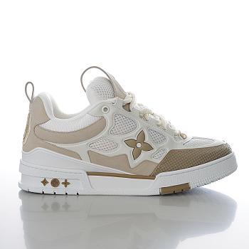 Fortok Louis Vuitton Skate Sneakers Beige & White