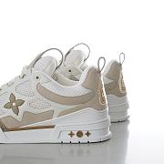 Fortok Louis Vuitton Skate Sneakers Beige & White - 6