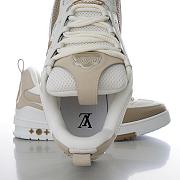 Fortok Louis Vuitton Skate Sneakers Beige & White - 5