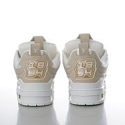Fortok Louis Vuitton Skate Sneakers Beige & White - 4