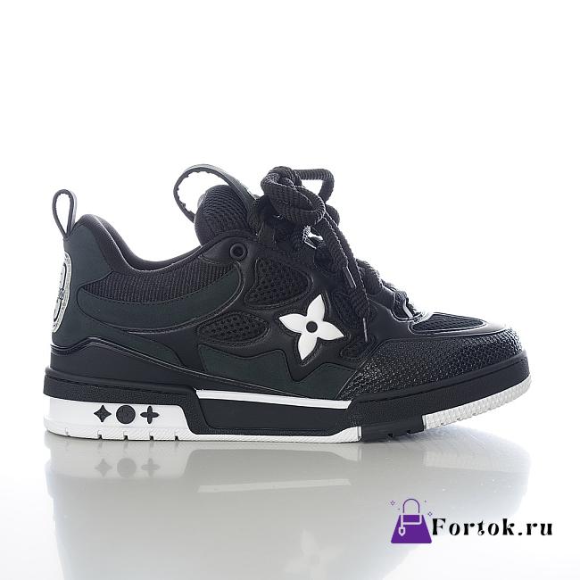 Fortok Louis Vuitton Skate Sneakers Black - 1