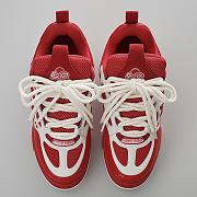 Fortok Louis Vuitton Skate Sneakers Red & White - 2