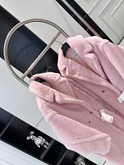 Fortok Maxmara Taddy Coat Pink - 4