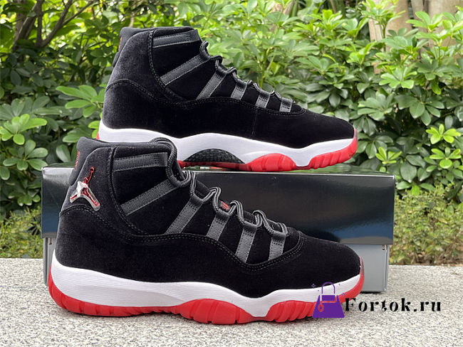 Fortok Air Jordan 11 Retro Bred Velvet - 1