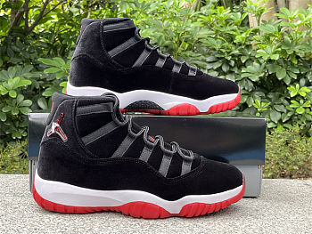 Fortok Air Jordan 11 Retro Bred Velvet
